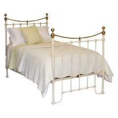 Large Single Cream Antique Bed MS60