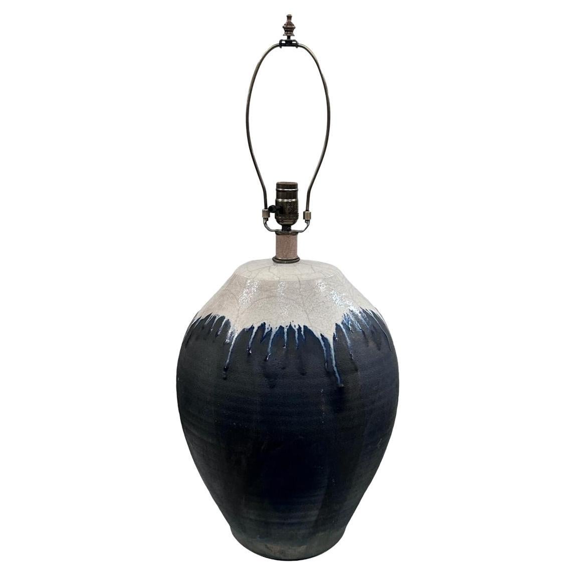 Large Single Porcelain Lamp