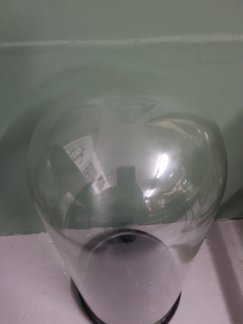large glass dome with base