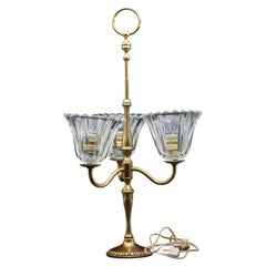 Large Size Art Decò Murano Glass Table Lamp, 1940
