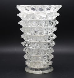 Large Size Barovier Rostrato Murano Italian Glass Vase for Barovier & Toso, 1940