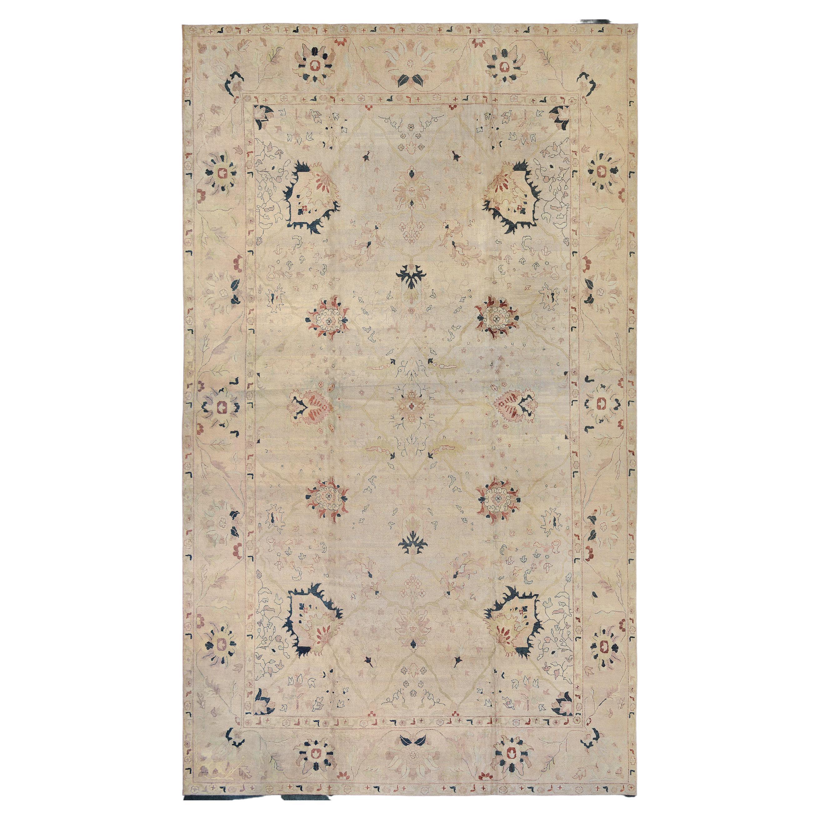 Large Size Handwoven Revival Agra Rug