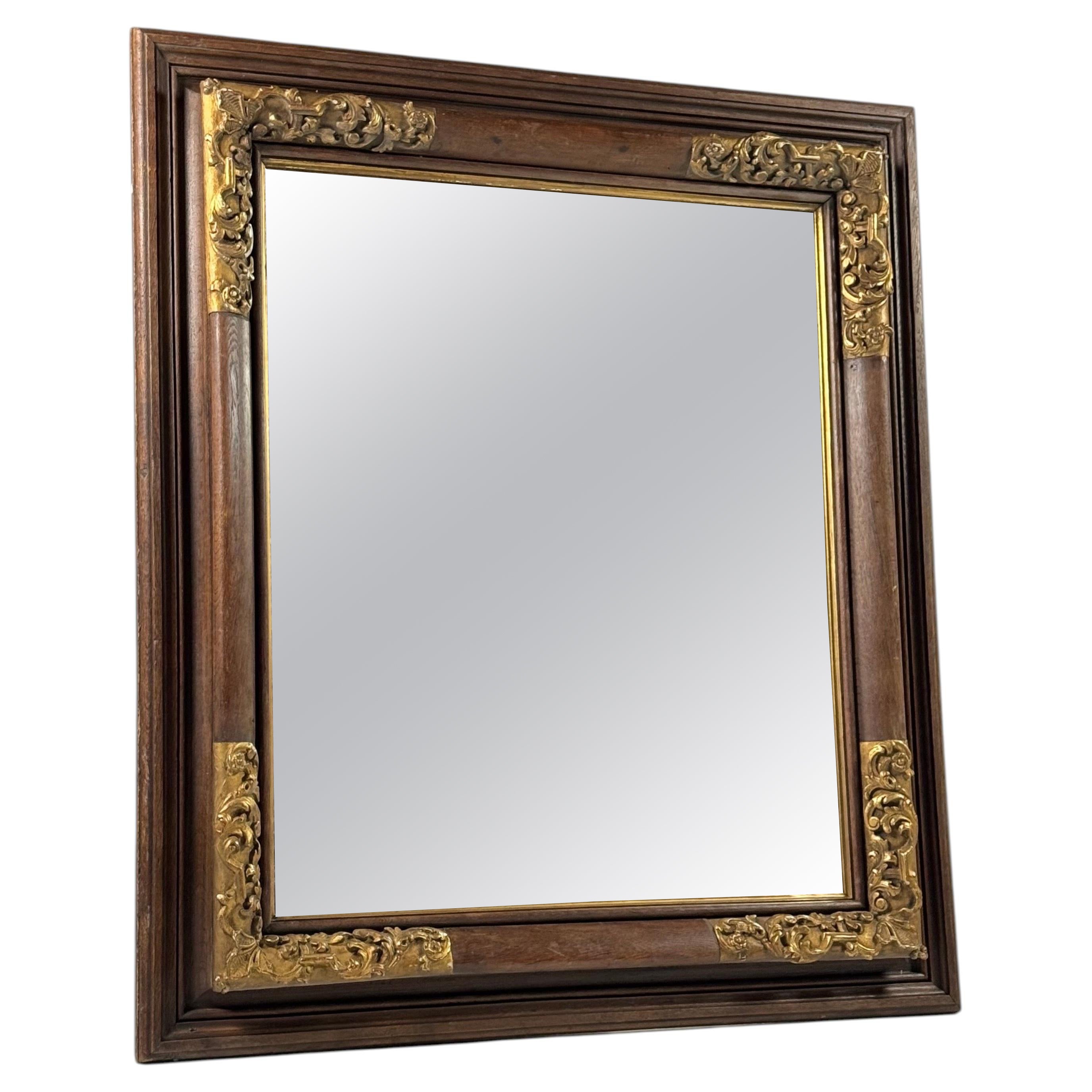 Large size italian mirror 19th century For Sale