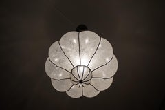 Large Size & Marvelous Shape Mouth Blown Midcentury Venetian Pendant Chandelier