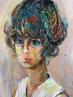 Large Size Oil On Canvas Painting "Sisters"