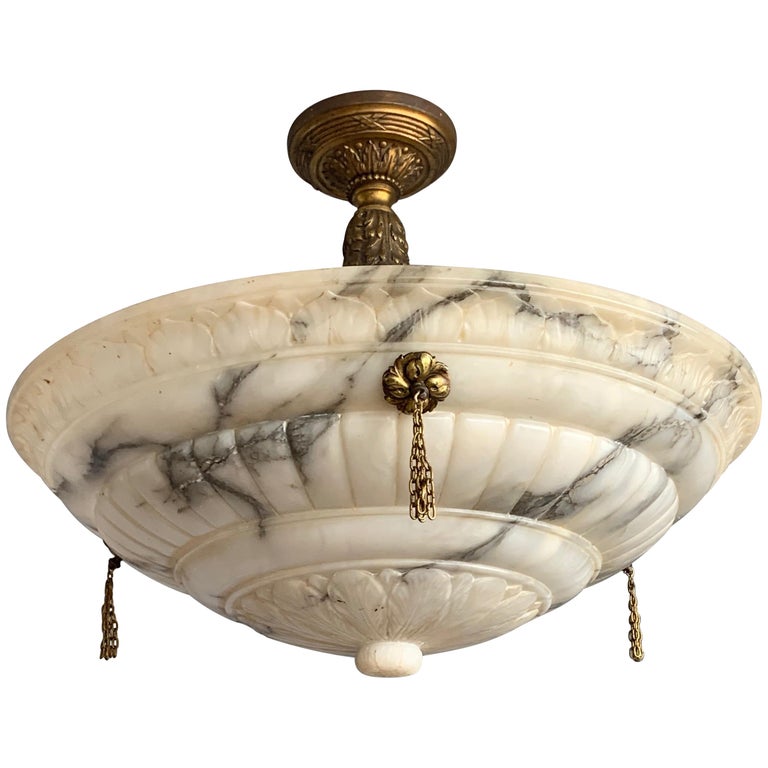 Large Size And Perfect Shape 1910s White Alabaster Chandelier Or Flush Mount For At 1stdibs - Alabaster Ceiling Light Chandelier Large Size And Perfect Shape 1910s White Alabaster Chandelier Or Flush Mount For At 1stdibs - Alabaster Ceiling Light Chandelier