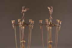 Large Size Three-Armed Candlesticks