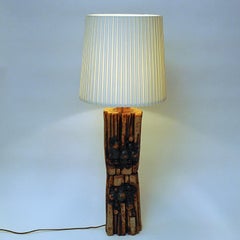 Large Size Vintage Ceramic Table Lamp by Bernard Rooke, England, 1960s