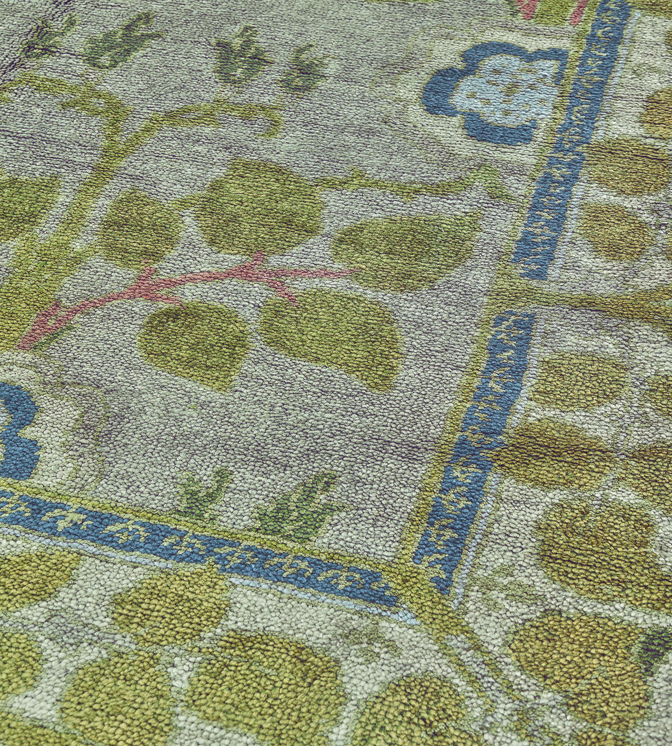 Wool Large-Sized Antique Irish Donegal Rug For Sale