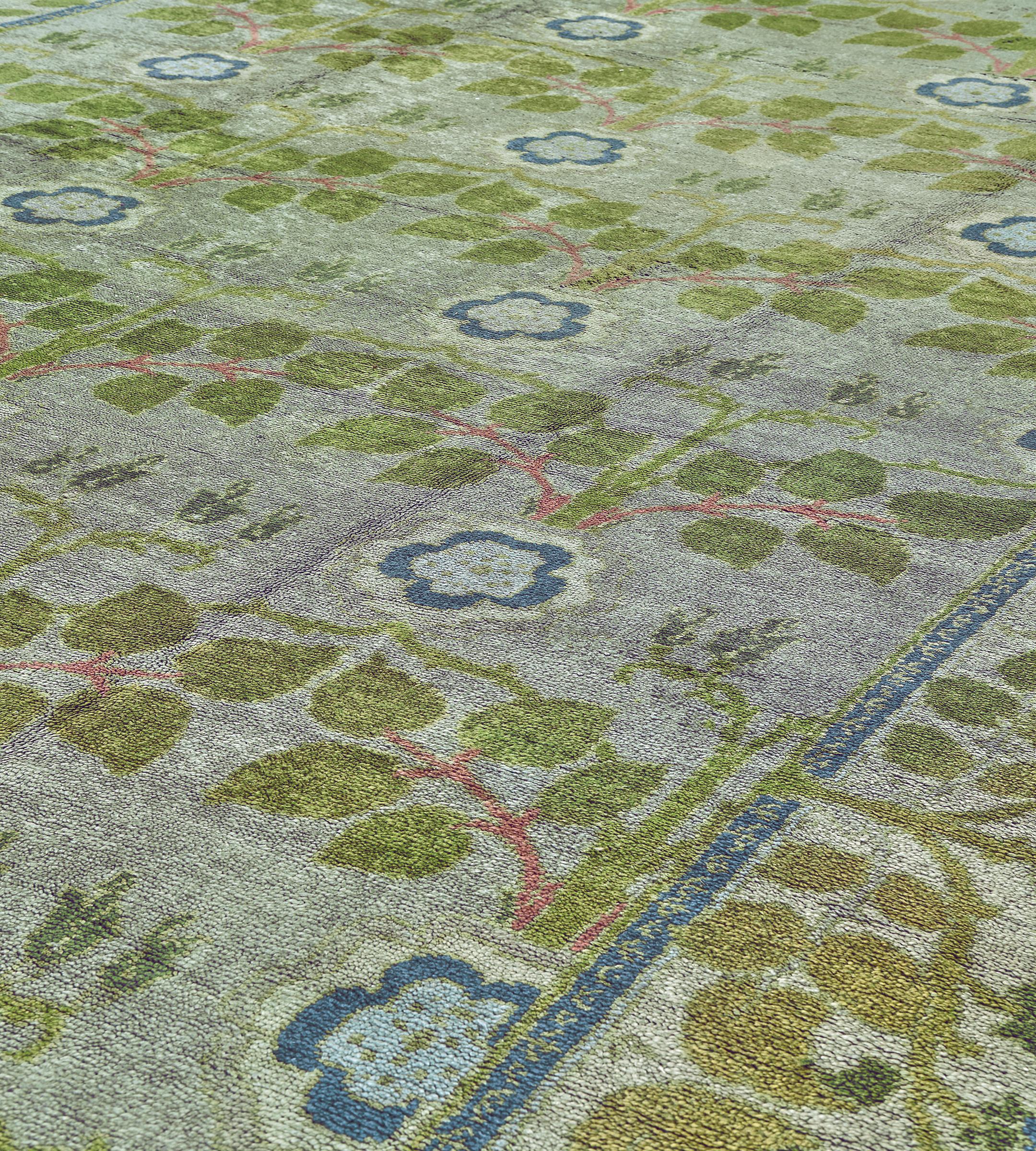Large-Sized Antique Irish Donegal Rug For Sale 1