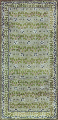 Tapis Donegal irlandais ancien de grande taille