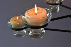 Großer skandinavischer Schmiedeeisen-Kronleuchter für zwölf Lichter aus Metallglas aus den 1960er Jahren