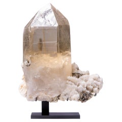 Large Smokey Quartz Crystal with Mica