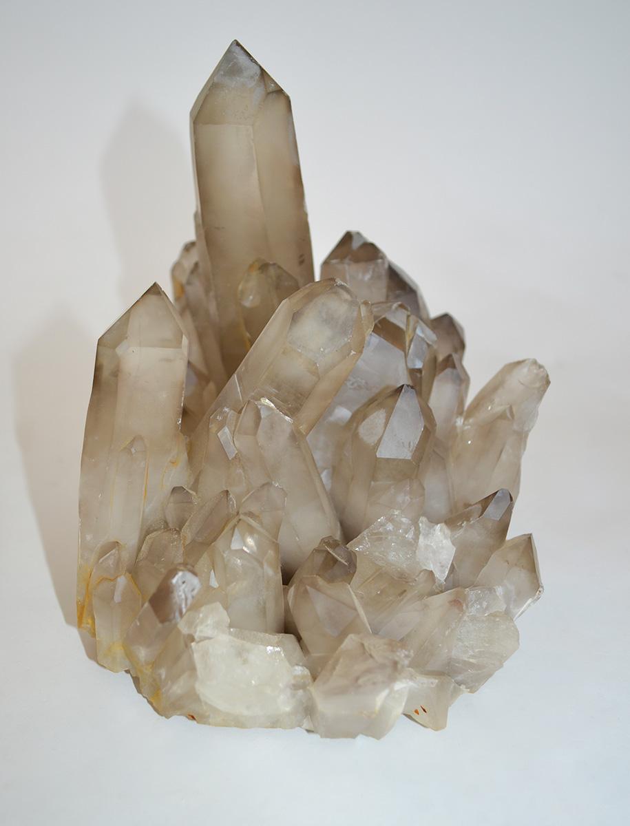 Grande cristallo di rocca di quarzo fumé Nature Specimen 13 Lbs. In condizioni buone in vendita a Fort Lauderdale, FL