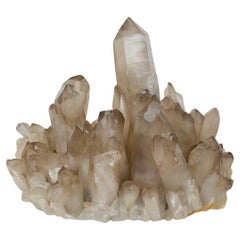 Gran Cristal de Roca de Cuarzo Ahumado Espécimen Natural 13 Lbs.