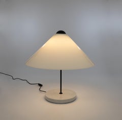 Gran lámpara de sobremesa Snow de Vico Magistretti para O-luce, años 70