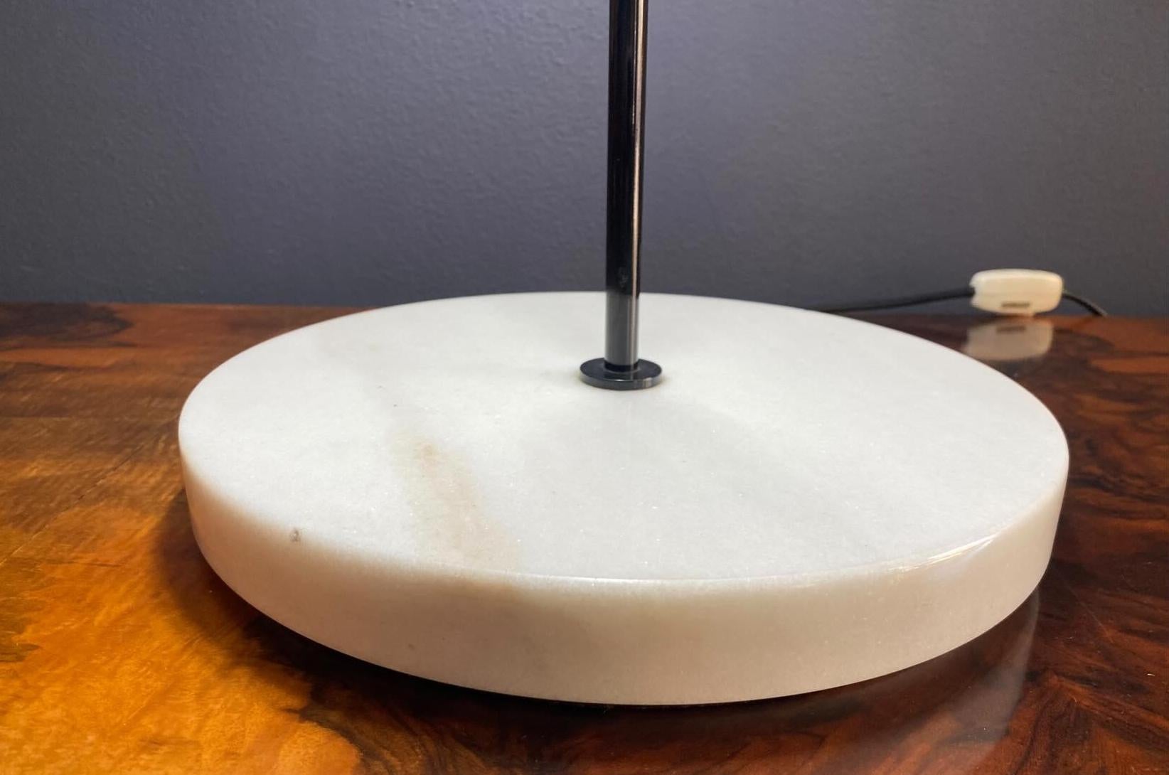 Mid-Century Modern Large Snow Table lamp by Vico Magistretti for O-light 1970s For Sale