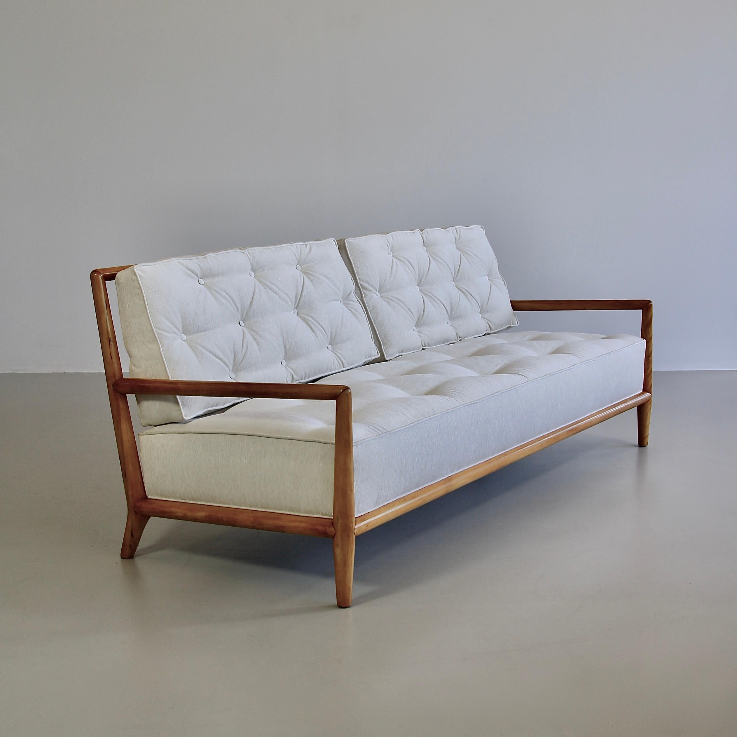 Mid-Century Modern Large Sofa by T.H. Robsjohn-Gibbons, 1950s