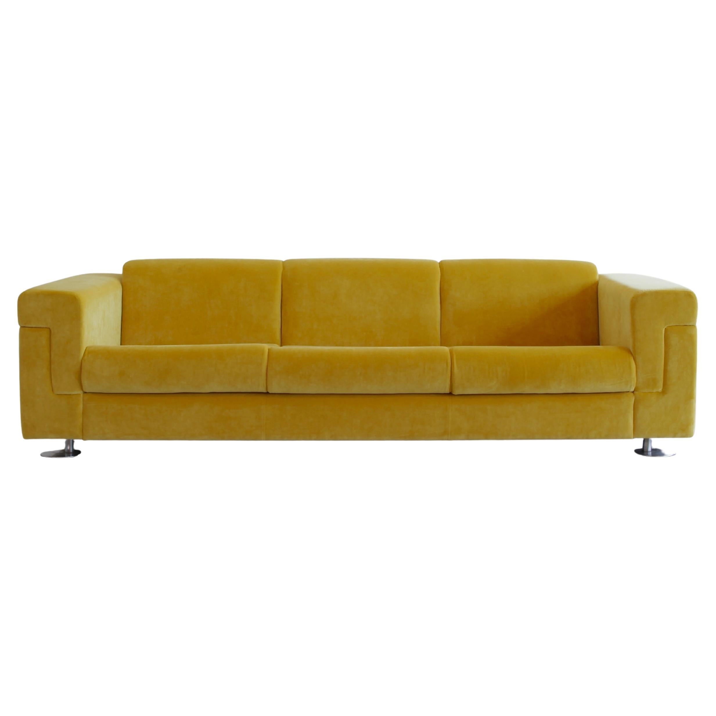 Großes Sofa D120 von Valeria BORSANI und Alfredo BONETTI, TECNO MILANO 1966