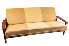 Large Sofa Three Place Convertible Signed Gérard Guermonprez, Period, 20th