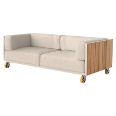 Großes sofa Vondom Vineyard von Ramón Esteve - Teakholz natur