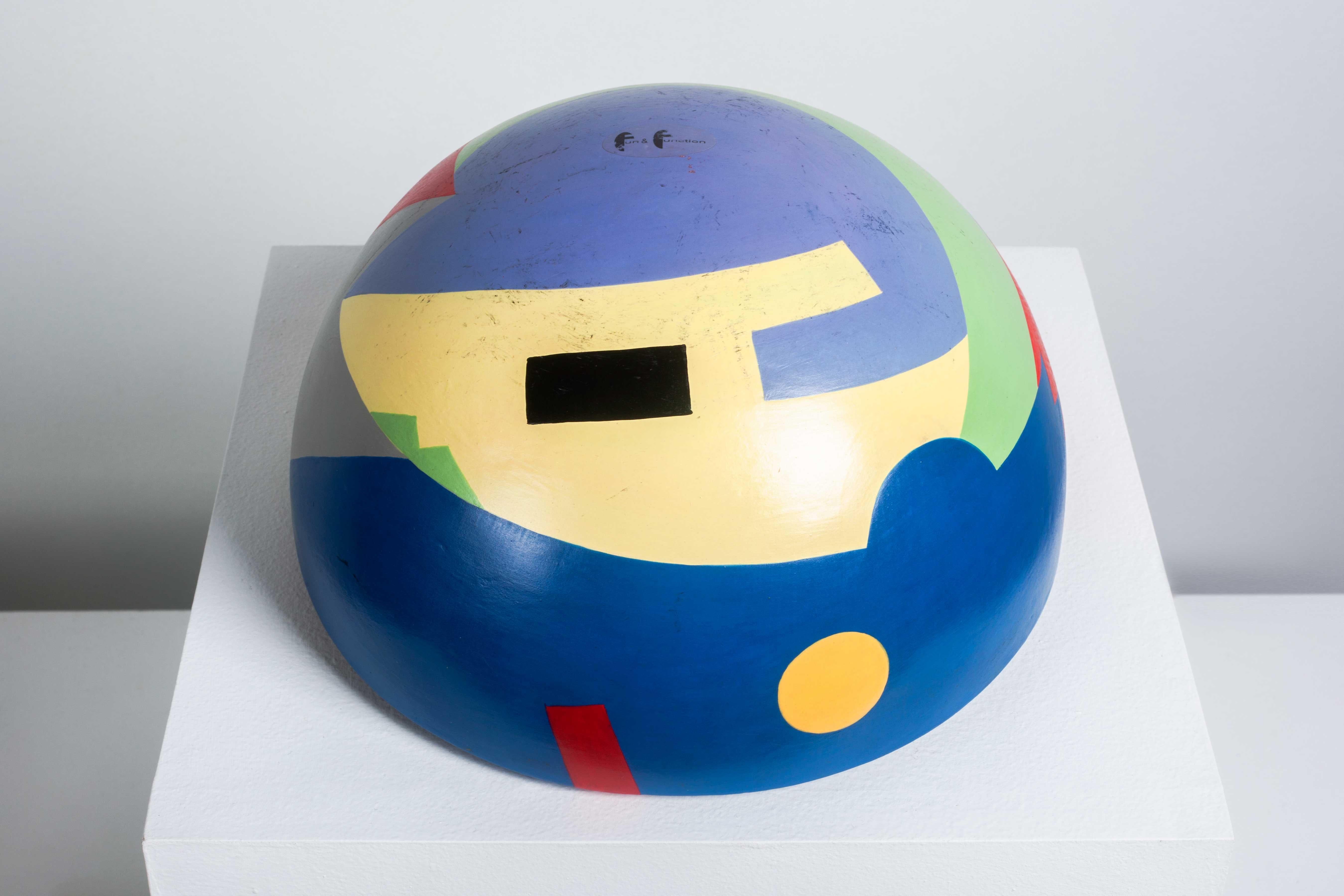 Große Soli-Schachtel aus lackiertem und vergoldetem Holz für Studio Alchimia, Italien, 1990 3