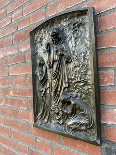 Large, Solid Bronze Wall Sculpture / Plaque, the Resurrection of Jesus Christ