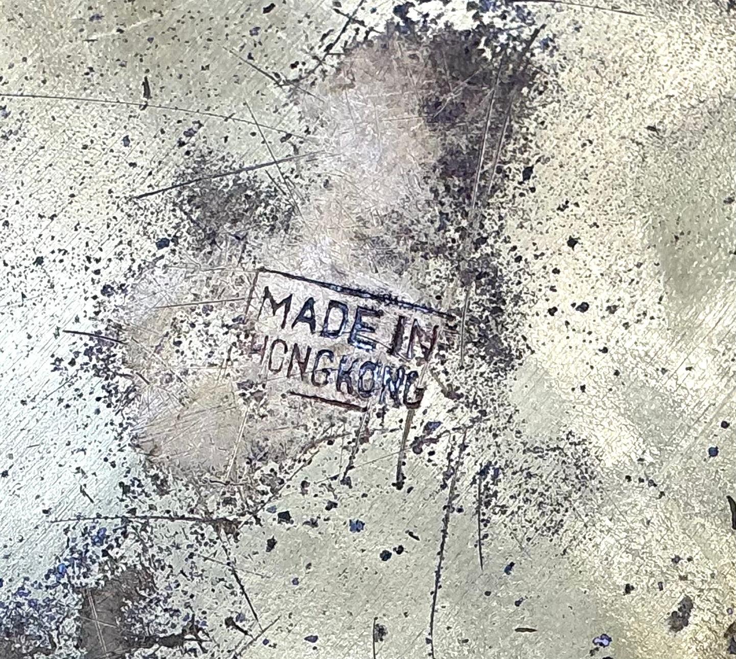 Large Solid Hammered Brass Cachepot Planter For Sale 2