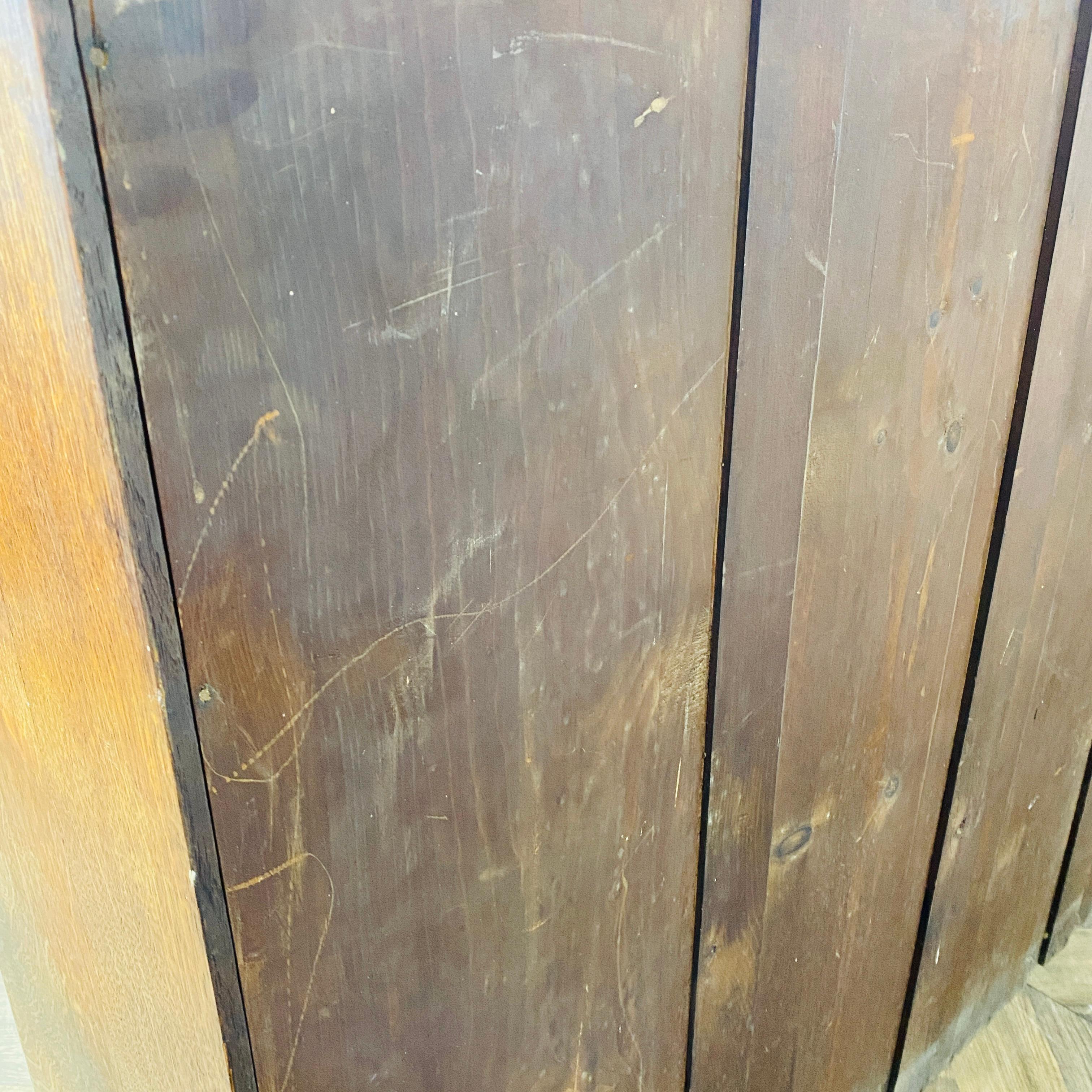Large Solid Oak English Sideboard / Cabinet, 1920s 14