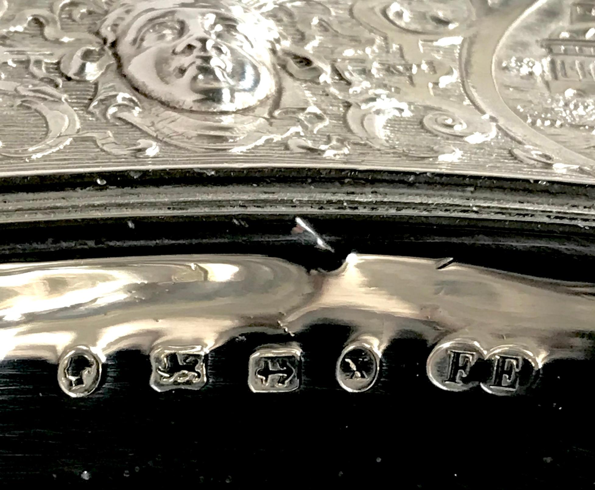 Large Solid Silver Sterling Venus Rosewater Dish 1872 Wimbledon Tennis 1