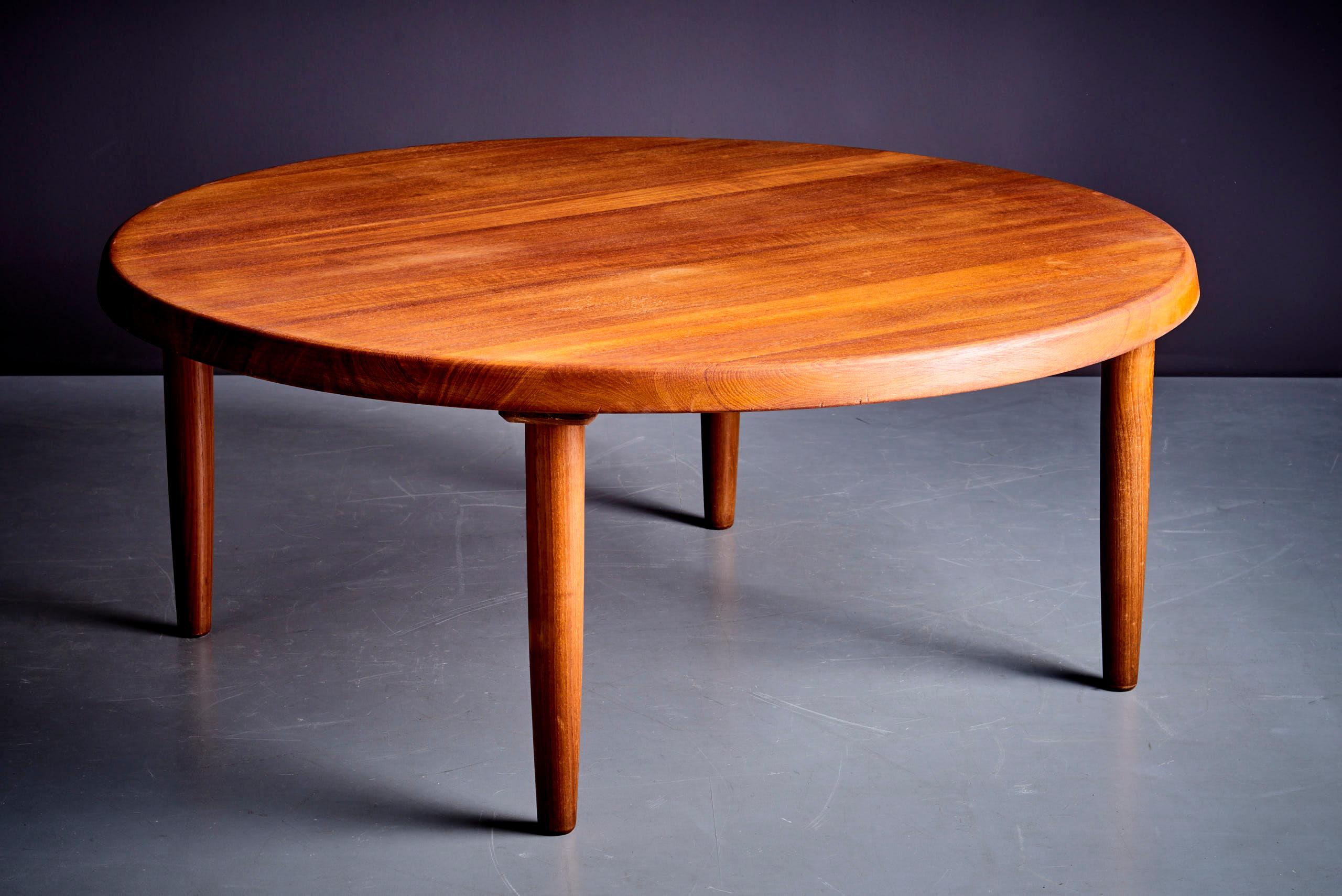 Solid teak coffee table, 1960s, Denmark.
 