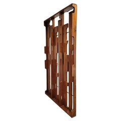 Grande Claustra in legno massiccio, anni '60