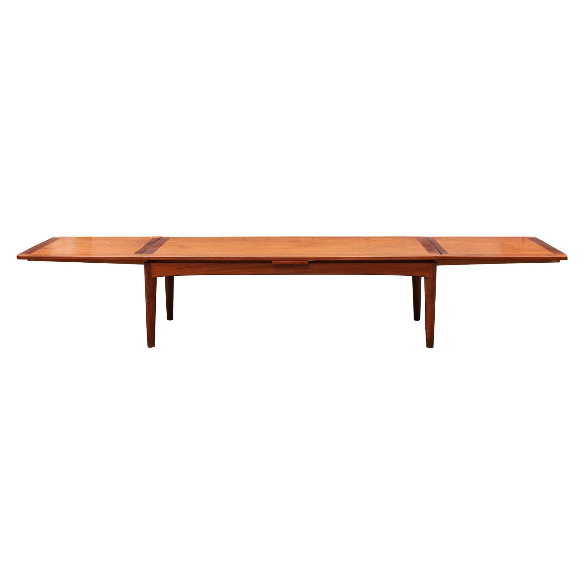 Large Solid Wood Extending Conference/ Dining Table, Belgium