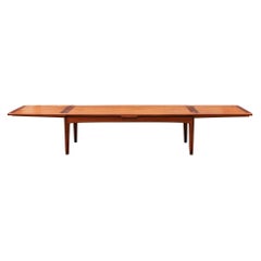 Large Solid Wood Extending Conference/ Dining Table, Belgium