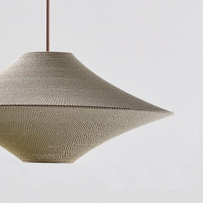Post-Modern Large Solitaire Pendant Lamp by Naomi Paul