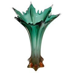 Large sommerso Murano glass Vase attributed to Seguso, 1940s