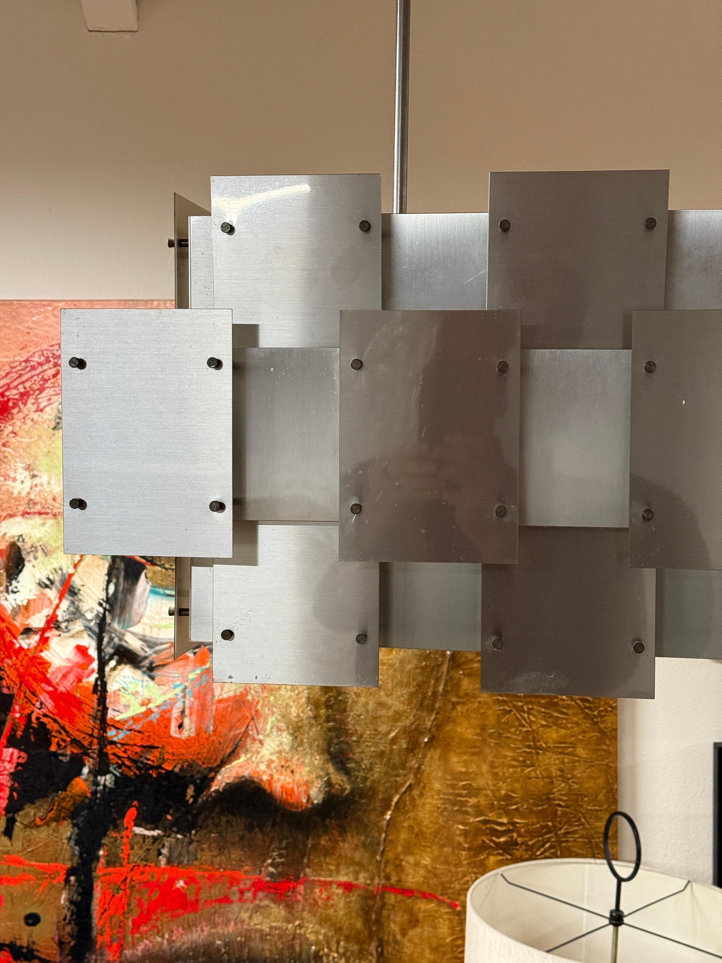 Grande lampadario Sonneman Brutalist Cityscape in vendita 9