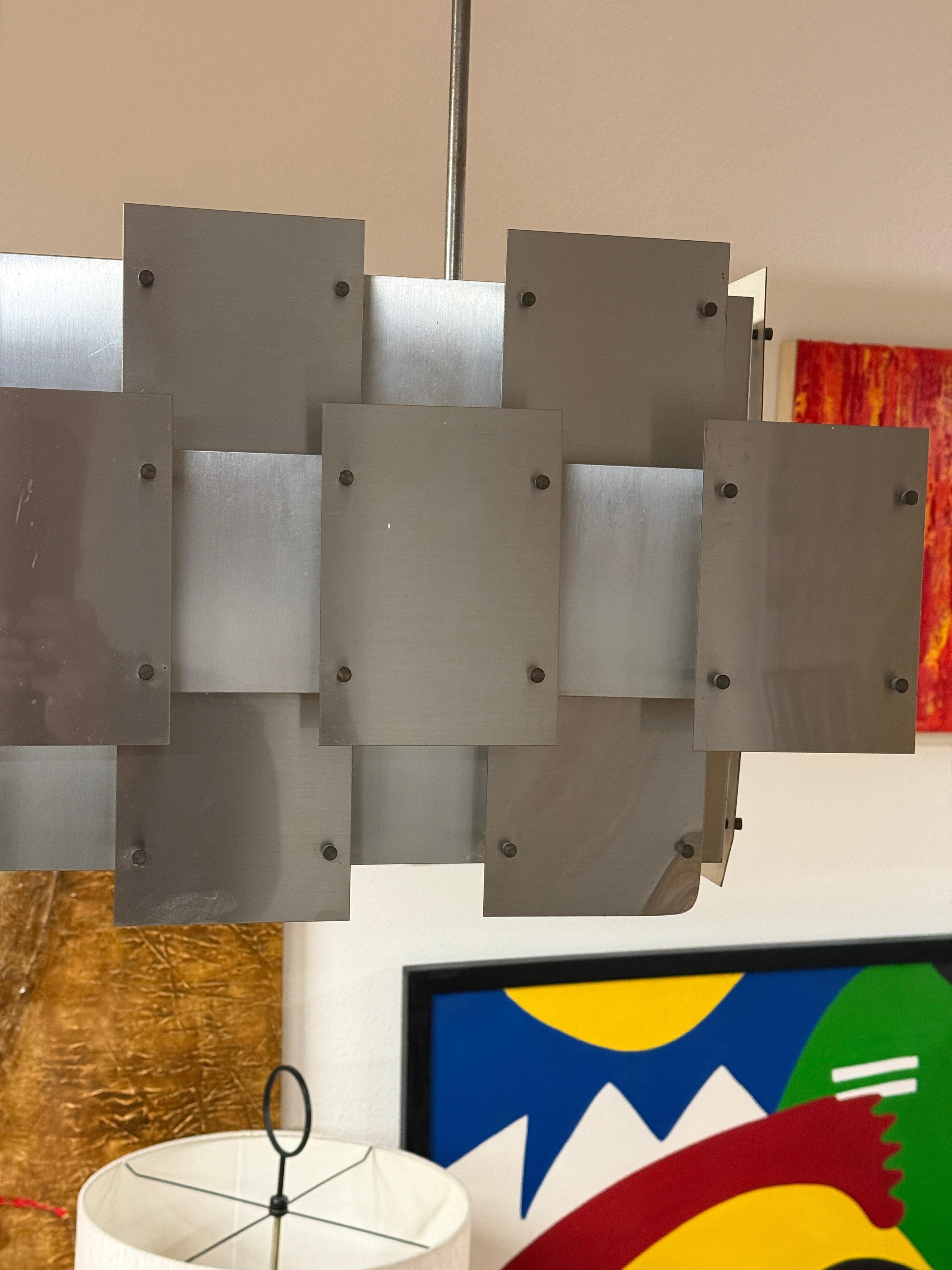 Grande lampadario Sonneman Brutalist Cityscape in vendita 10