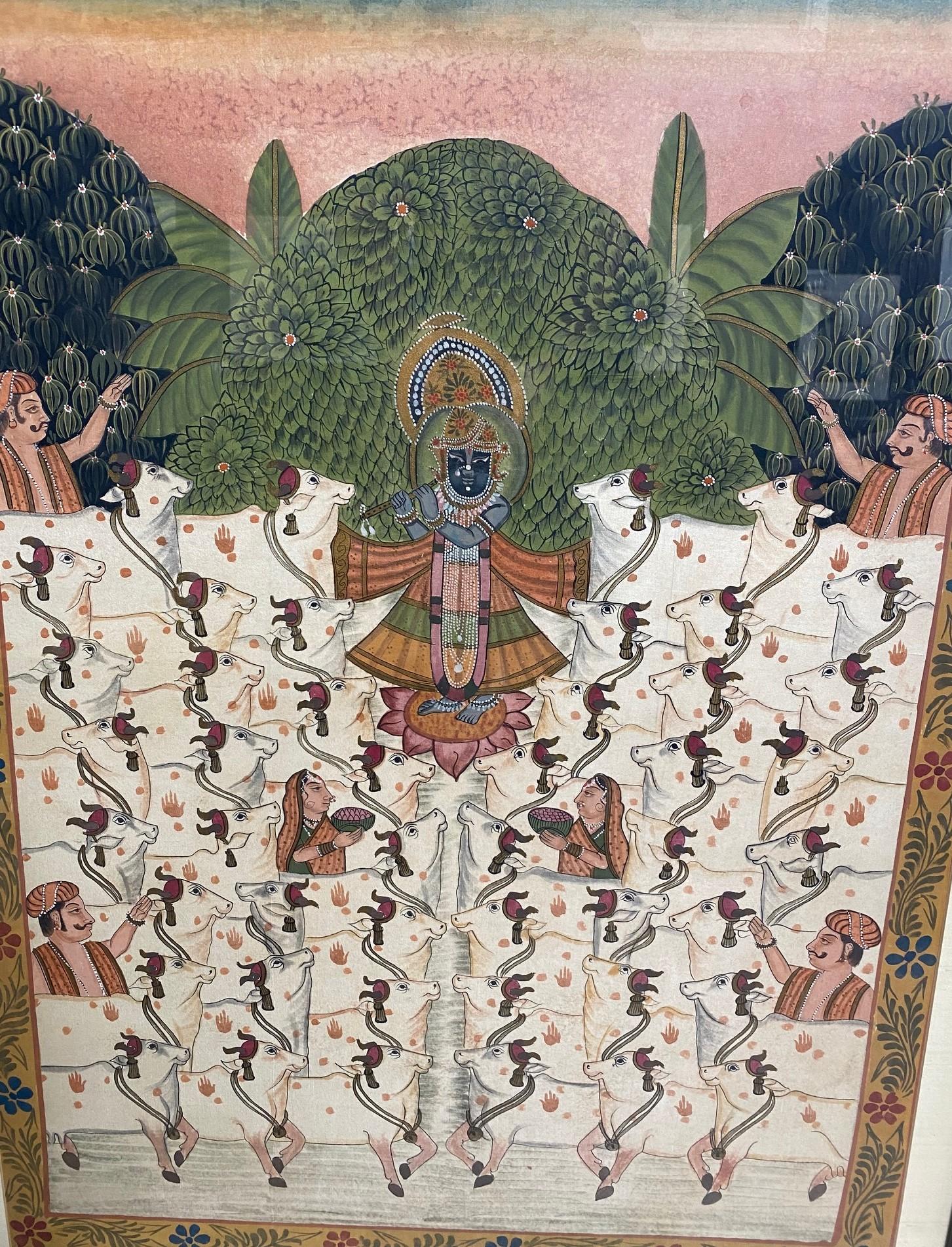 paintings of god krishna