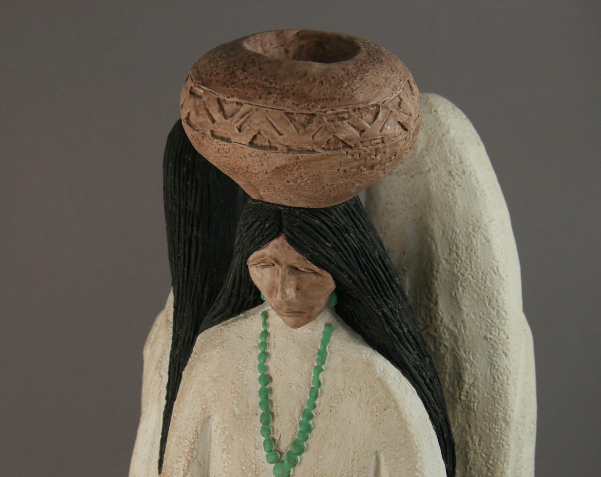 Large South West Pueblo Women Sculpture by Austin Productions, 1989 12