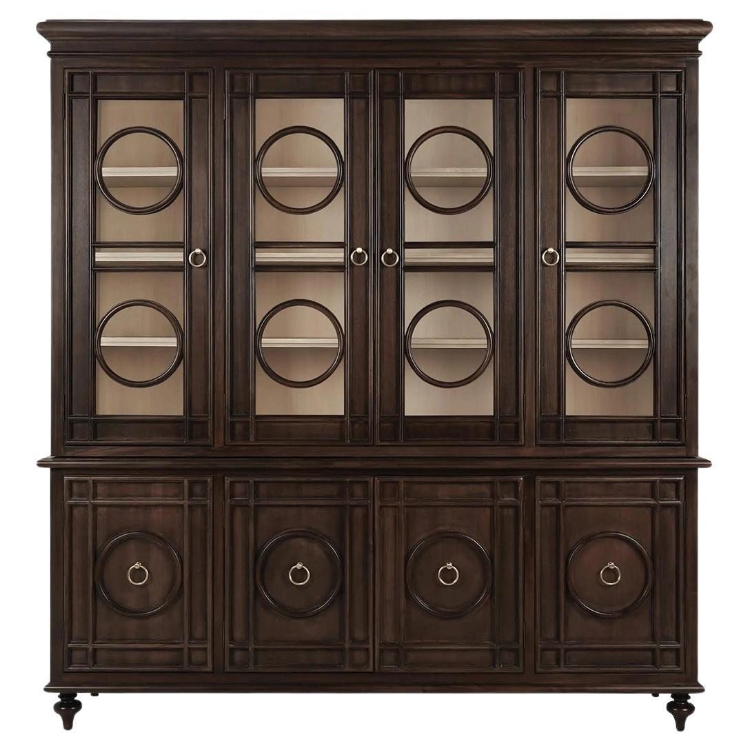 Large Southern Style Display Cabinet