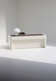 Large space age desk designed by Frank De Clercq, Belgium 1972.