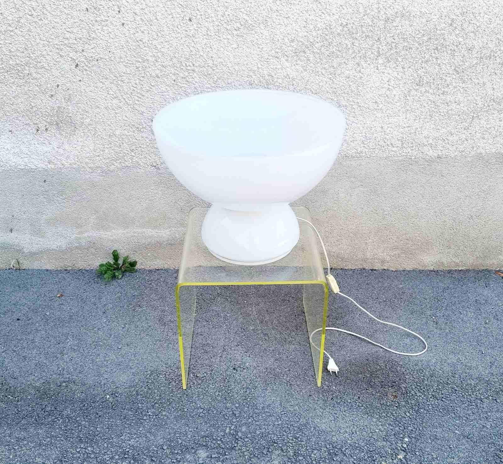 Large Space Age Mushroom Table or Floor Lamp by Ecolight, Valenti, Italy 70s For Sale 4