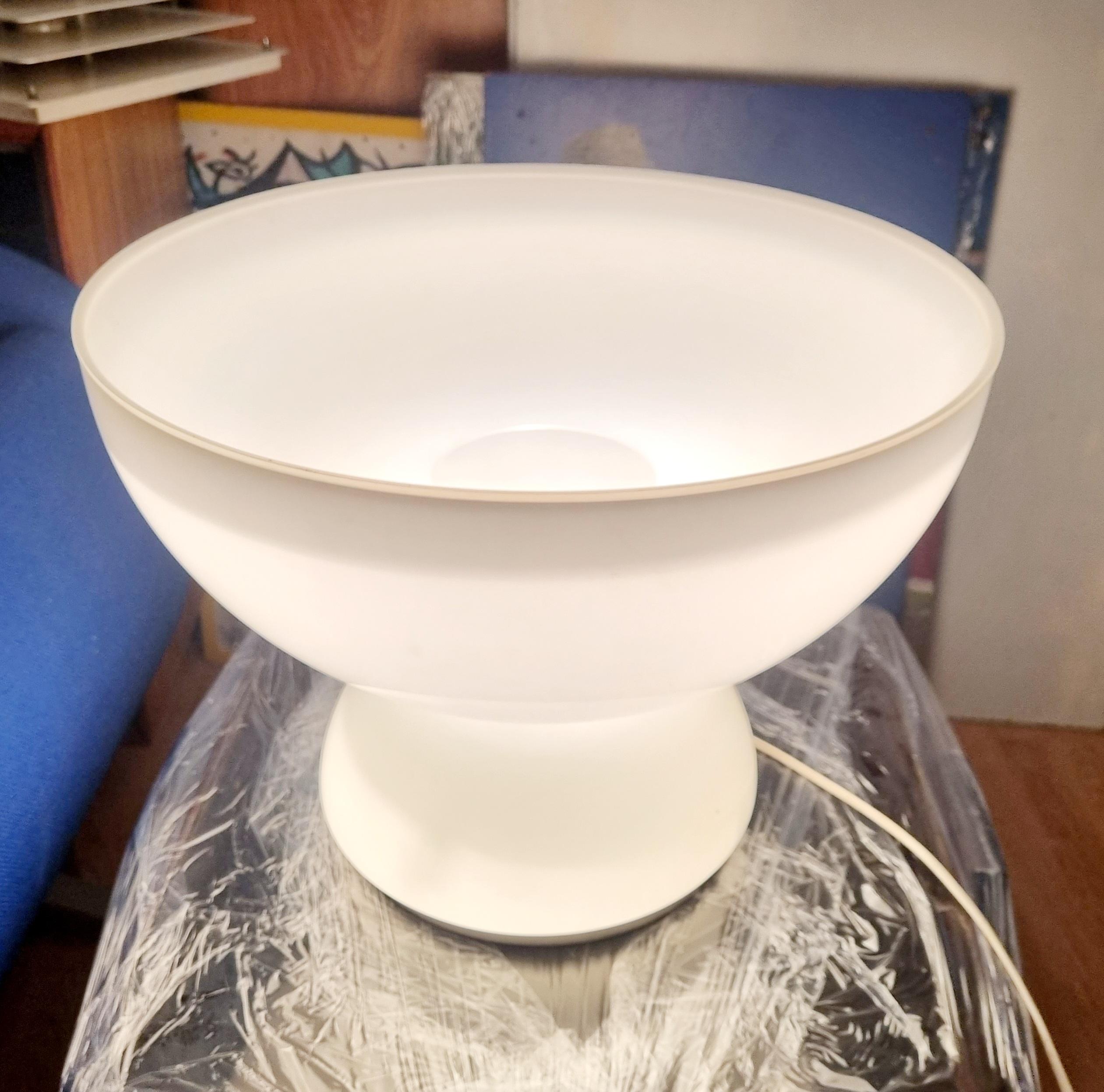 Large Space Age Mushroom Table or Floor Lamp by Ecolight, Valenti, Italy 70s For Sale 5