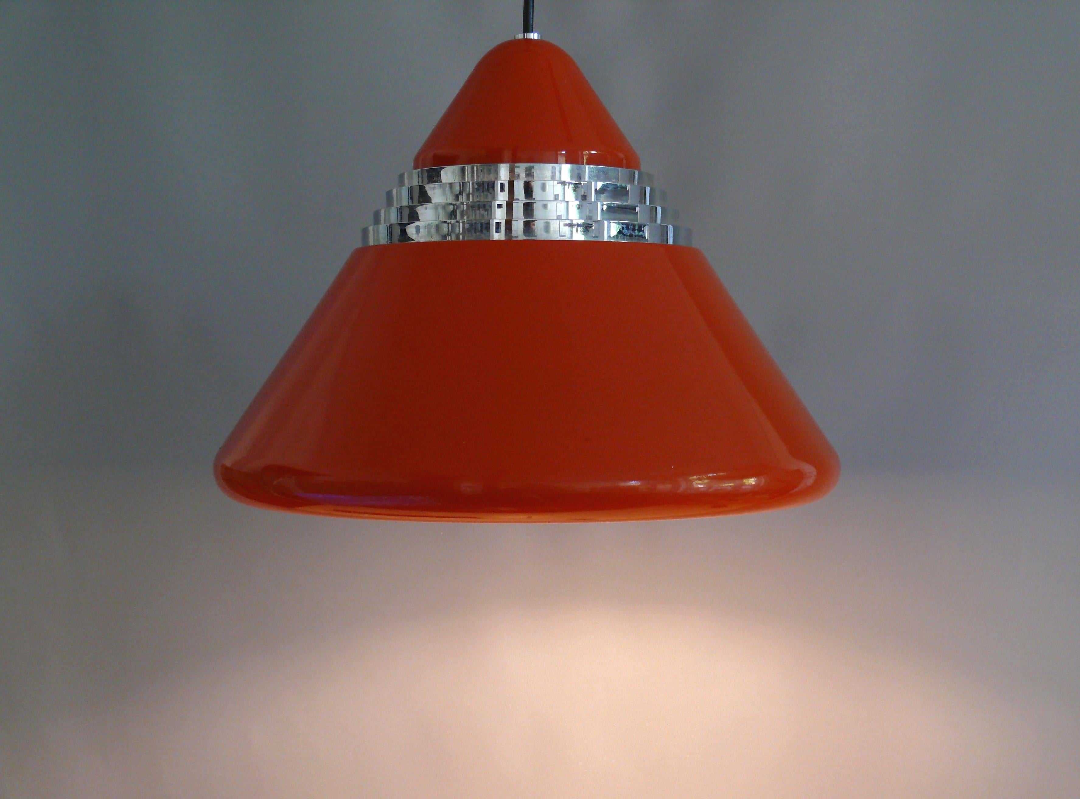 Large Space Age Pendant Lamp, Staff Leuchten Germany, 1960s For Sale 4