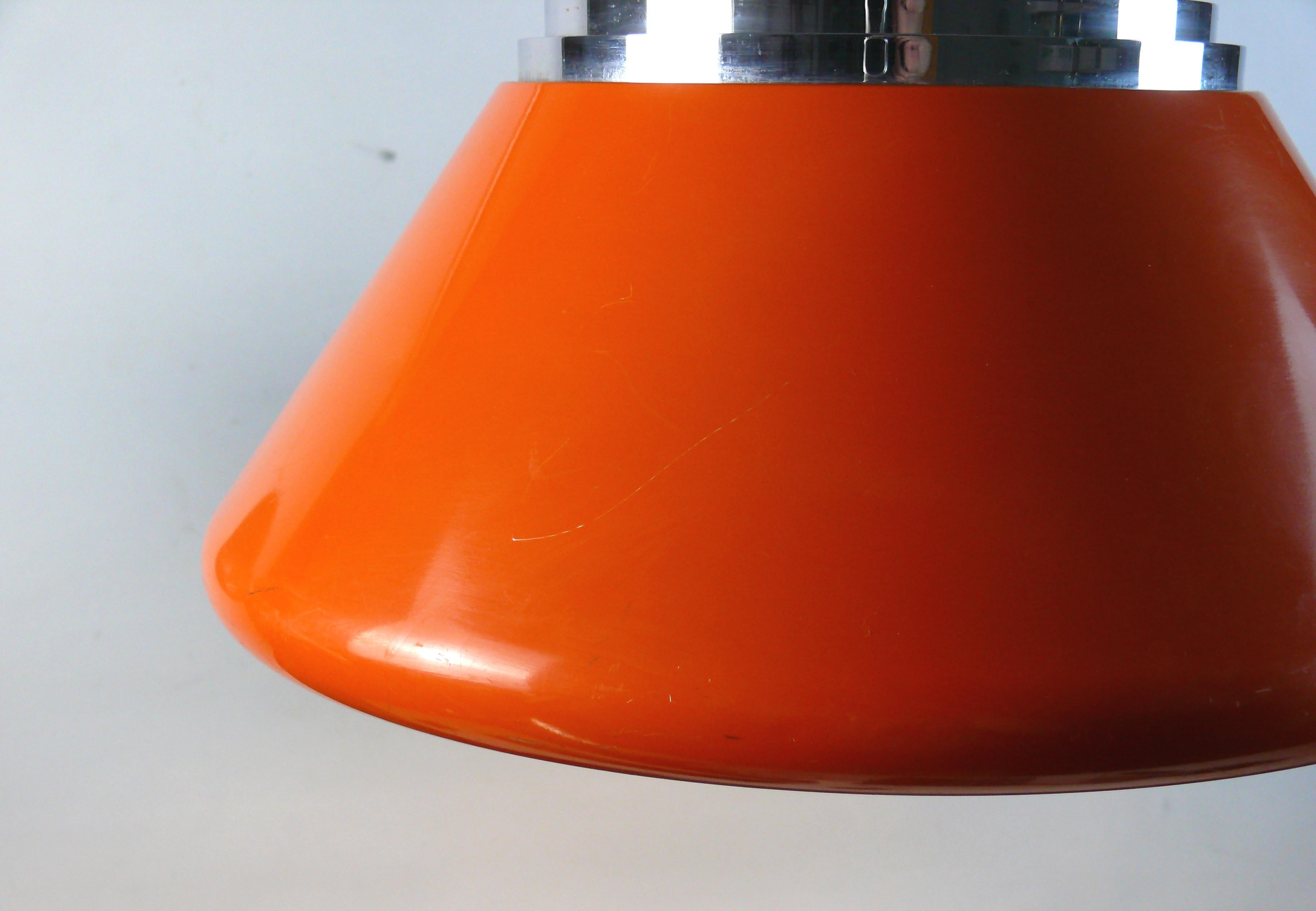 Mid-20th Century Large Space Age Pendant Lamp, Staff Leuchten Germany, 1960s For Sale