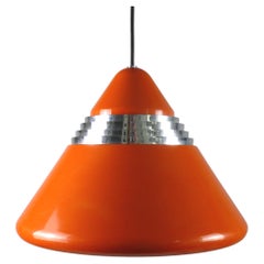 Vintage Large Space Age Pendant Lamp, Staff Leuchten Germany, 1960s