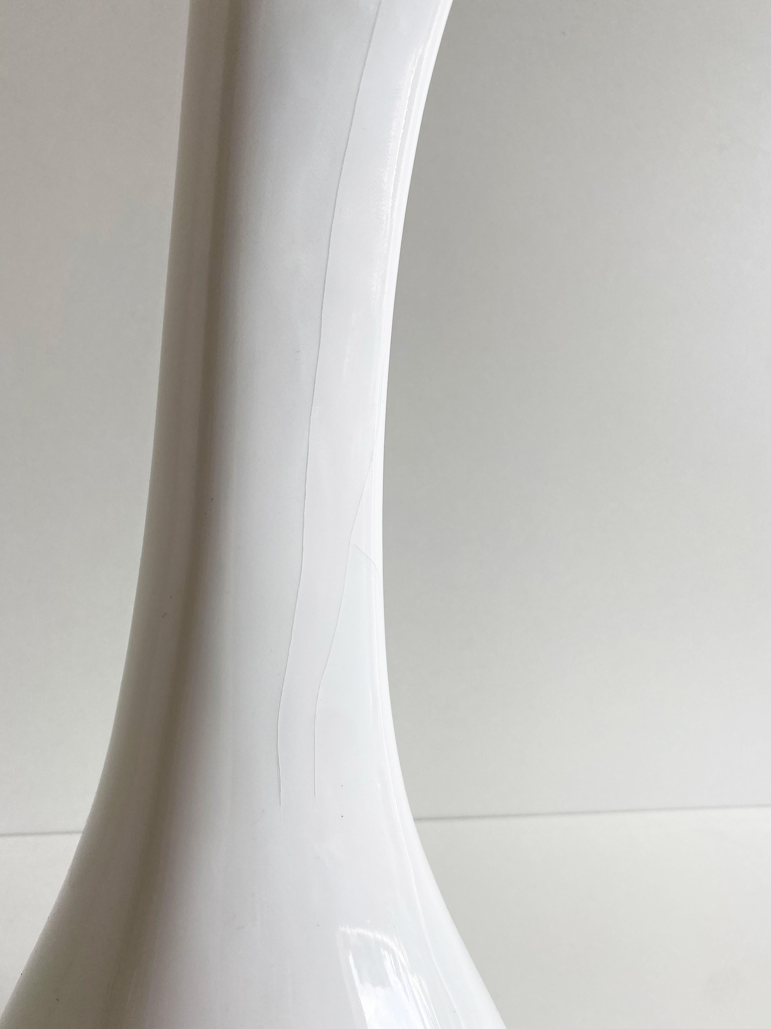 Large Space Age Pottery Table Lamp, c.1960 2