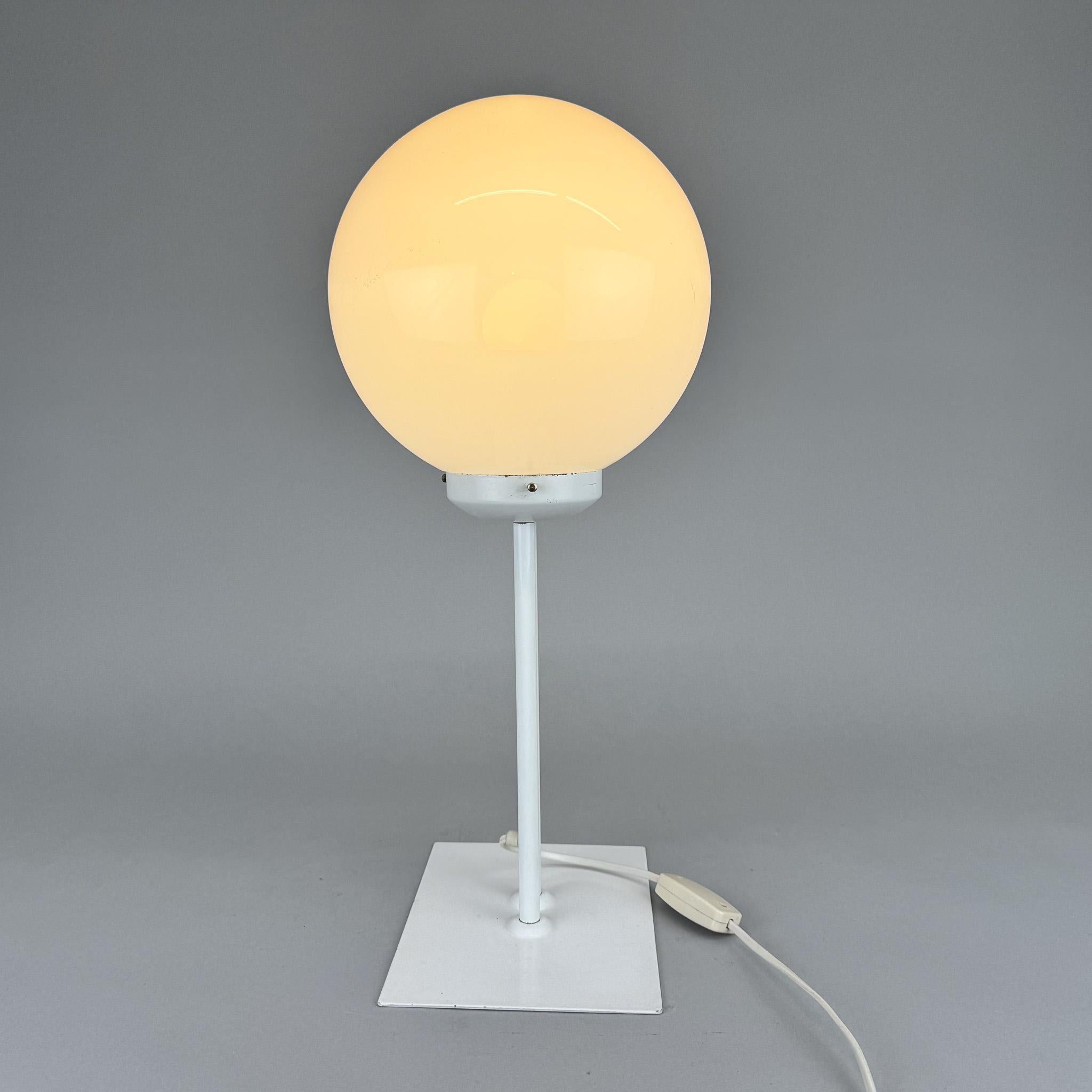 Large Space Age Table Lamp, 1970s, Czechoslovakia In Good Condition For Sale In Praha, CZ