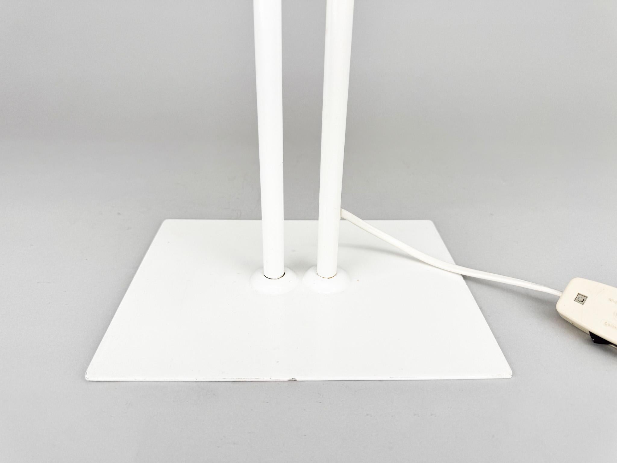 Metal Large Space Age Table Lamp, 1970s, Czechoslovakia For Sale